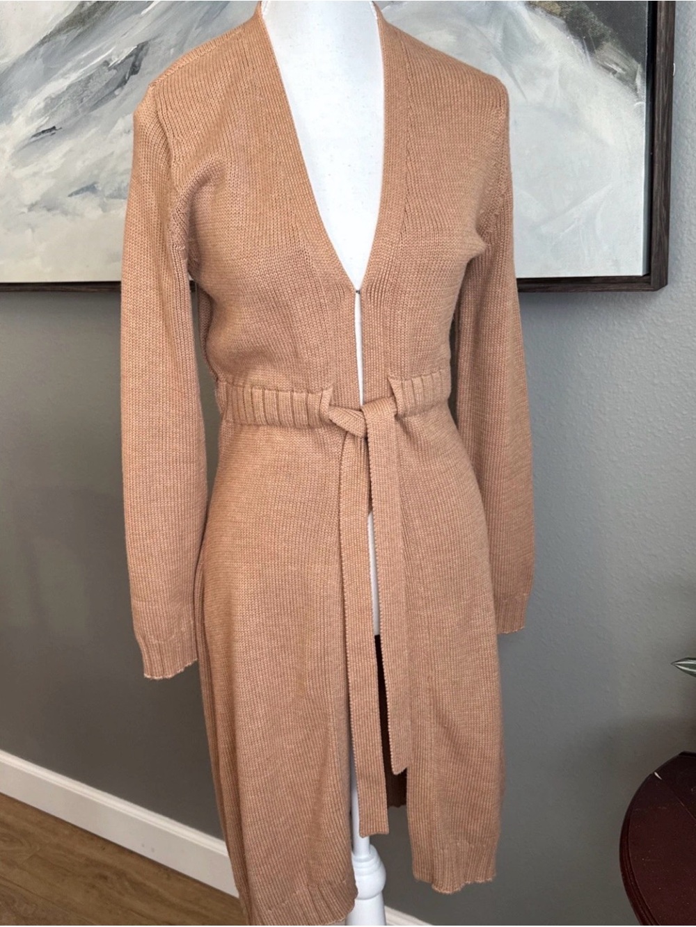 Authentic Vintage 90s Guess U.S.A. Longline Wrap Cardigan Size L